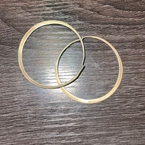 Gold Plated Hoops